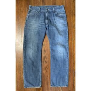 Levi’s 539 Jeans Blue Vintage Straight 100% Organic Cotton Eco Denim Y2K 34x32